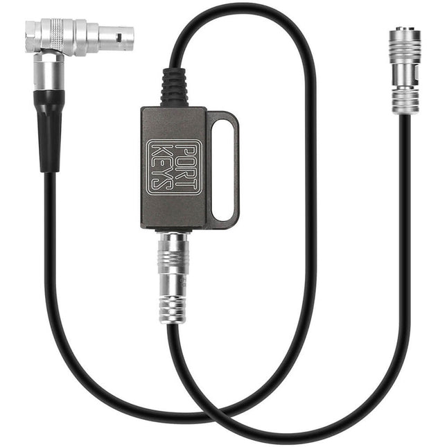 Cable de Control PORTKEYS DSMC3 EXT para KOMODO 1 Metro con Conectores en Ángulo Recto