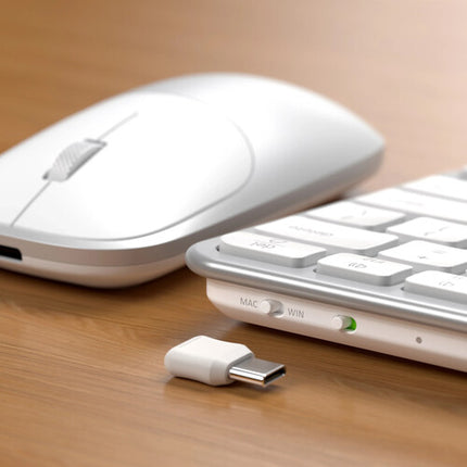 Satechi Slim CEX1 Teclado y Ratón Inalámbricos Bluetooth 5.3 y USB-C