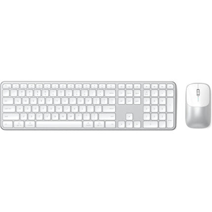 Satechi Slim CEX3 Combo teclado y ratón inalámbrico Silver Bluetooth 5.3 USB-C