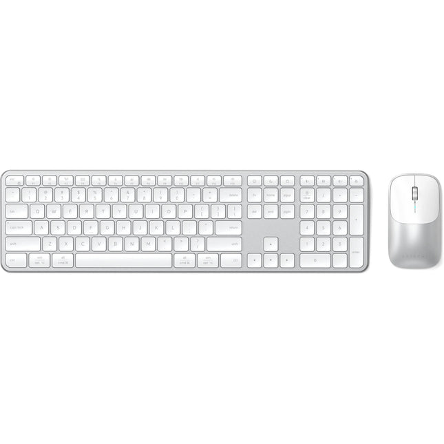 Satechi Slim CEX3 Combo teclado y ratón inalámbrico Silver Bluetooth 5.3 USB-C