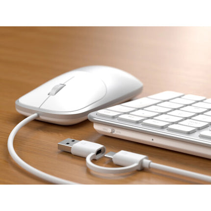 Satechi Slim CLX3 combo teclado y ratón con teclado completo y conexión USB-C
