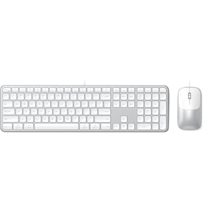 Satechi Slim CLX3 combo teclado y ratón con teclado completo y conexión USB-C