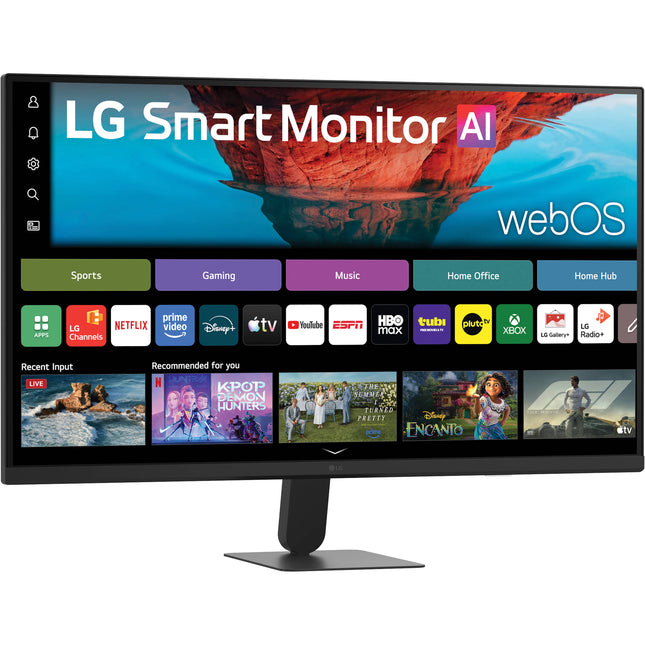 LG AI U7S Monitor Smart 31.5" 4K UHD HDR 250 nits 5 ms con Cable HDMI
