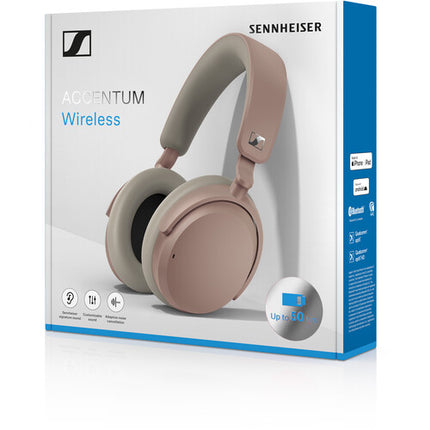 Sennheiser ACCENTUM Plus Auriculares Inalámbricos ANC 50 Horas Taupe con Estuche