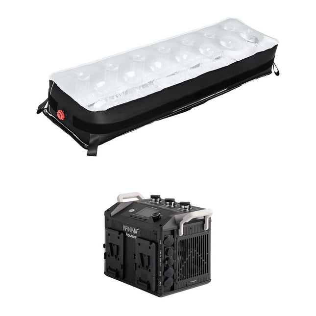 Aputure INFINIMAT LED Matriz RGBWW 1x4' Control Box 400W V-Mount
