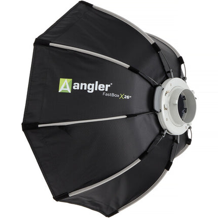 Angler Fastbox X Softbox Octagonal 26 Pulgadas con Rejilla y Difusores