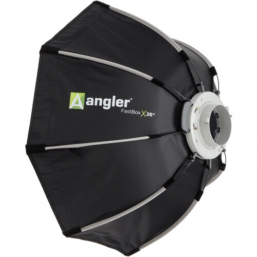 Angler Fastbox X Softbox Octagonal 26 Pulgadas con Rejilla y Difusores