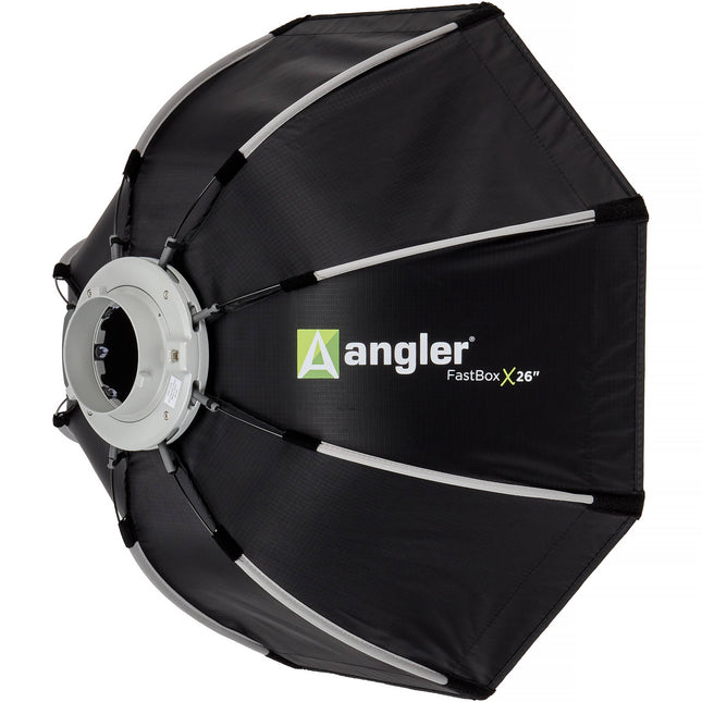 Angler Fastbox X Softbox Octagonal 26 Pulgadas con Rejilla y Difusores