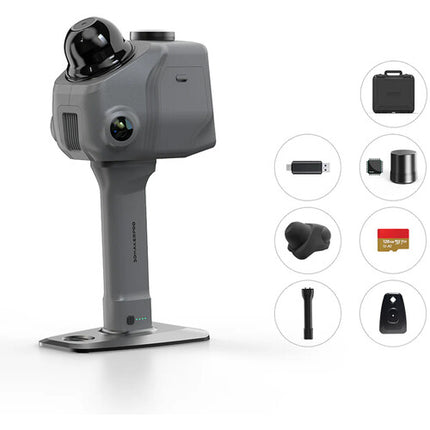 3DMakerPro Raven Max RTK Escáner 3D LiDAR 4K 2cm Precisión 128GB microSD