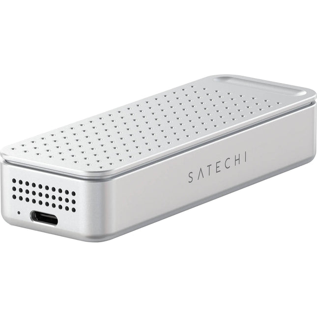 Satechi DotDisk 80 Gb/s Carcasa SSD USB4 M.2 2280 con Ventilador y Cable Thunderbolt 5