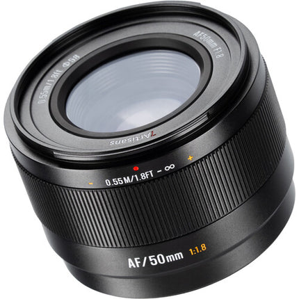 7Artisans Lite Series 50mm f18 AF Lente Nikon Z Metal 6.3 oz f16