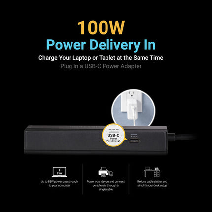Sonnet Echo 6 Adaptador USB con HDMI 4K60 y Ethernet 5Gbps 85W PD