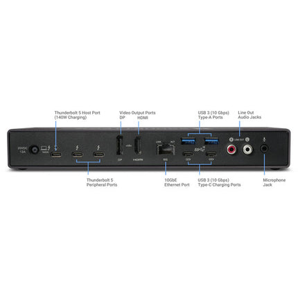 Sonnet Echo 20 SecureDock Hub Multiadaptador 9 Puertos HDMI DisplayPort 140W