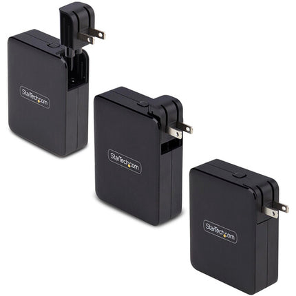 Cargador de Pared USB StarTech 4 Puertos 140W GaN Delgado
