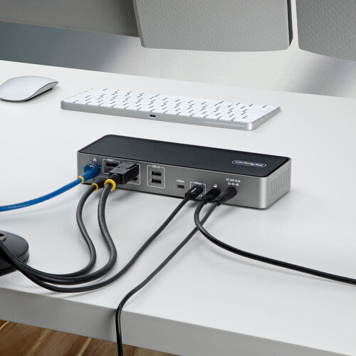 StarTech 14 en 1 estación de acoplamiento USB-C 140W PD con triple pantalla