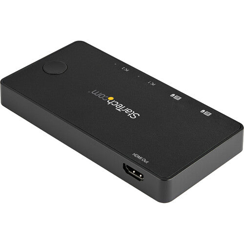 StarTech Switch KVM 2 Puertos USB-C HDMI 4K 60Hz Thunderbolt 3