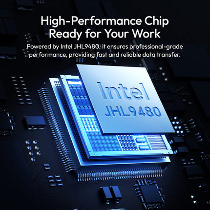 Ulanzi DT580 Caja para SSD M.2 NVMe 80 Gb/s USB-C 5.9"