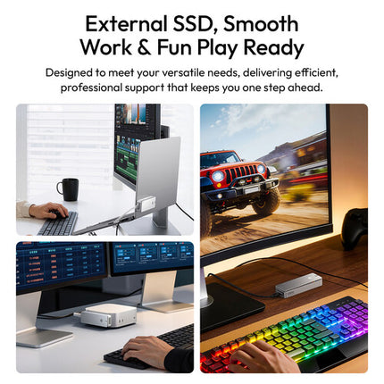 Ulanzi DT580 Caja para SSD M.2 NVMe 80 Gb/s USB-C 5.9"