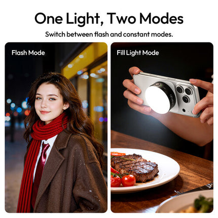 Ulanzi MFL01 Mini Flash portátil para teléfono bi-color 2500-8500K USB-C recargable