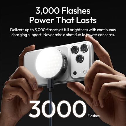 Ulanzi MFL01 Mini Flash portátil para teléfono bi-color 2500-8500K USB-C recargable