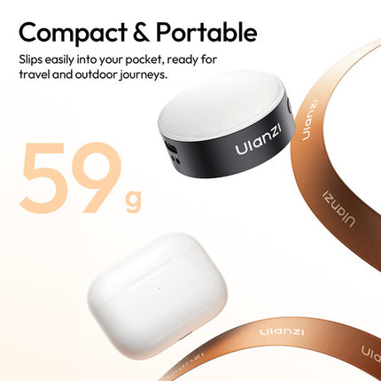 Ulanzi MFL01 Mini Flash portátil para teléfono bi-color 2500-8500K USB-C recargable