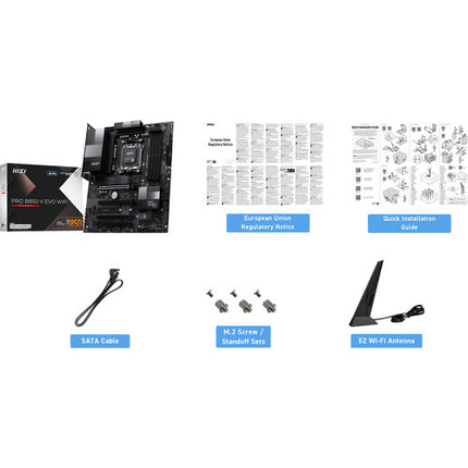 MSI PRO B850-V EVO WIFI Placa Base ATX AMD B850 AM5 DDR5 PCIe 5.0