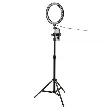 JJC ZB7 Kit de Luz Anular LED 10" Temperatura 2800-6000K Control Inalámbrico