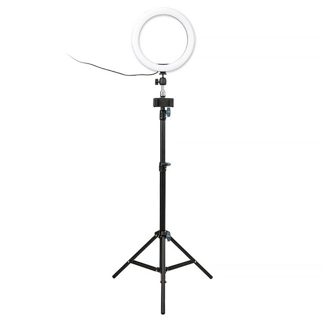 JJC ZB7 Kit de Luz Anular LED 10" Temperatura 2800-6000K Control Inalámbrico