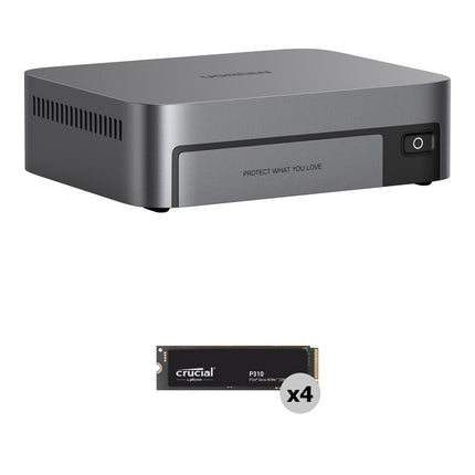 UGREEN NASync DXP480T Caja NAS 8TB 4 Bahías 4x2TB SSD PCIe 4.0