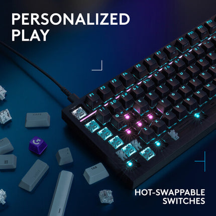 Teclado mecánico Logitech G316 X 98 retroiluminado con switches GL Linear y conectividad USB