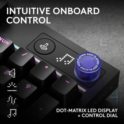 Teclado mecánico Logitech G316 X 98 retroiluminado con switches GL Linear y conectividad USB