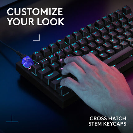 Teclado mecánico Logitech G316 X 98 retroiluminado con switches GL Linear y conectividad USB