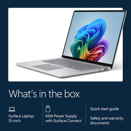 Microsoft 15" Surface Laptop Copilot+ PC 16GB 512GB SSD Platinum