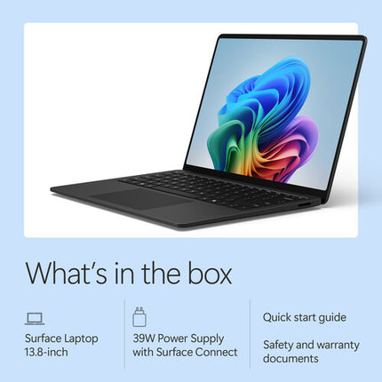 Microsoft Surface Laptop Copilot+ PC 13.8" 16GB 512GB SSD Negro
