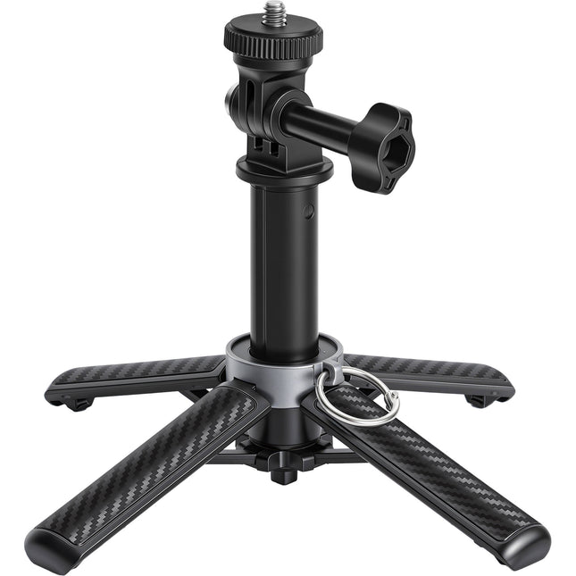VSGO Mini trípode telescópico multifuncional altura 5.5 a 12.8 pulgadas patas ABS