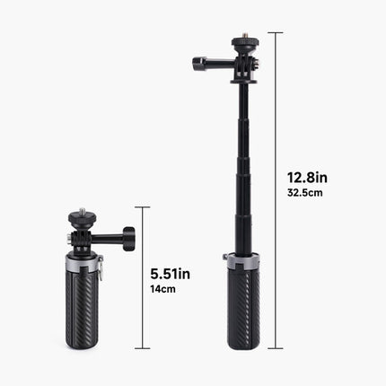 VSGO Mini trípode telescópico multifuncional altura 5.5 a 12.8 pulgadas patas ABS