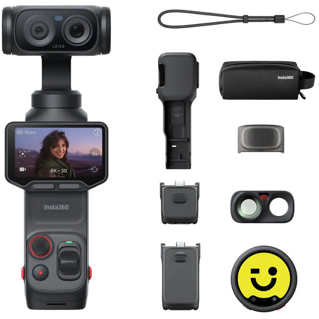 Insta360 Luna Ultra Creator Bundle cámara 8K30 47GB pantalla OLED 2"