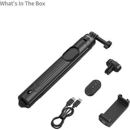 SmallRig Selfie Trípode para Cámaras de Acción y Smartphones con Control Remoto Inalámbrico y Extensión de 1.5 m