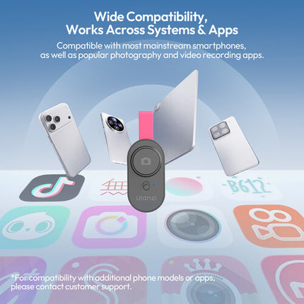 Ulanzi RC05 Control Remoto Inalámbrico para Smartphones Bluetooth 10m