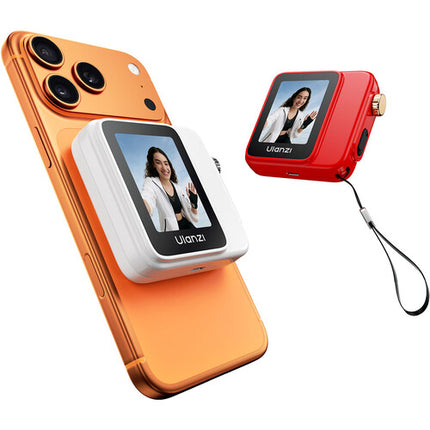Ulanzi VM02 Pantalla Selfie Inalámbrica 2.5 Horas Batería Rojo