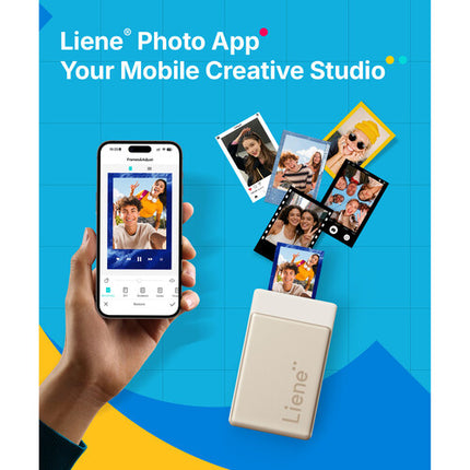 Liene Pearl N200 Pro Impresora Fotográfica Instantánea 2x3" 10 Hojas 313 dpi Bluetooth