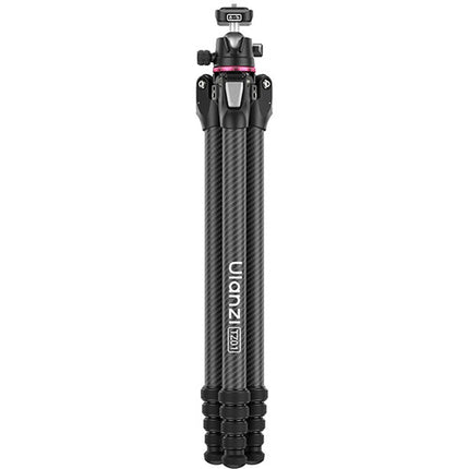 Ulanzi TZ01 Trípode Carbono 2 en 1 Capacidad 10kg Altura 160cm Con Soporte para Teléfono