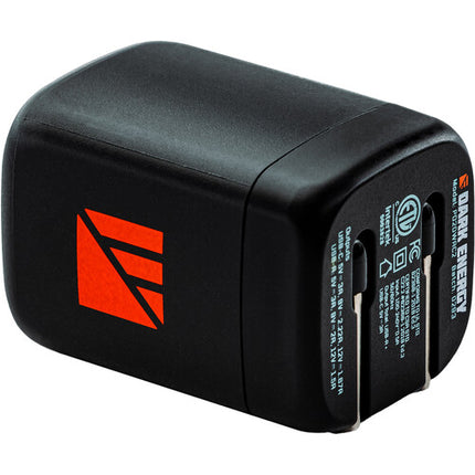 Dark Energy Adaptador de Pared USB 20W 2 Puertos USB-C PD y USB-A 18W Plegable