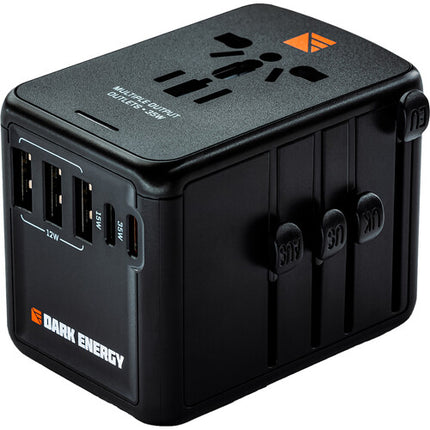 Dark Energy 35W Adaptador de Viaje Universal con 35W USB-C y 12W USB-A