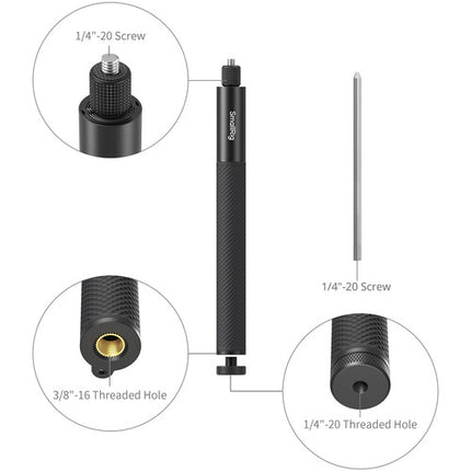 SmallRig Palo Selfie para Cámaras de Acción 47 Pulgadas Ultraligero 7.1 oz con Soporte y Correa de Muñeca