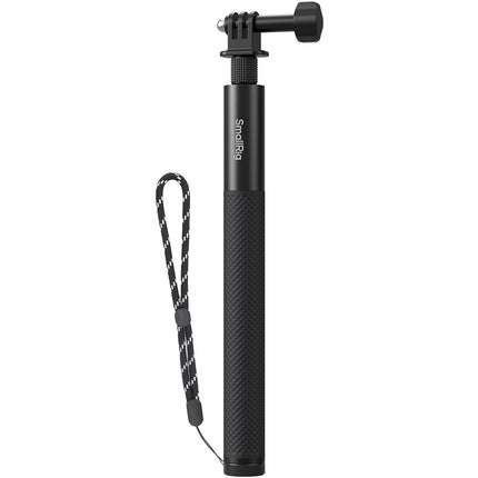 SmallRig Palo Selfie para Cámaras de Acción 47 Pulgadas Ultraligero 7.1 oz con Soporte y Correa de Muñeca