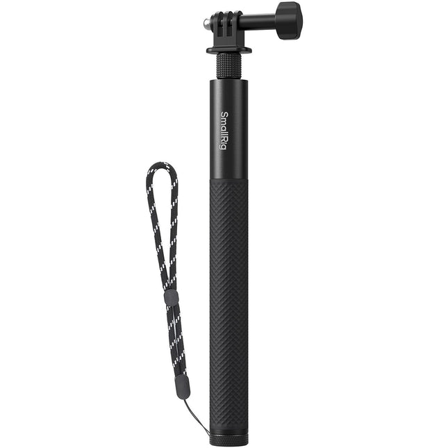 SmallRig Palo Selfie para Cámaras de Acción 47 Pulgadas Ultraligero 7.1 oz con Soporte y Correa de Muñeca