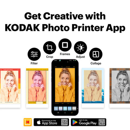 Kodak Mini Shot 2 Era Cámara Instantánea e Impresora 13MP 2.1x3.4" Fotos Amarilla