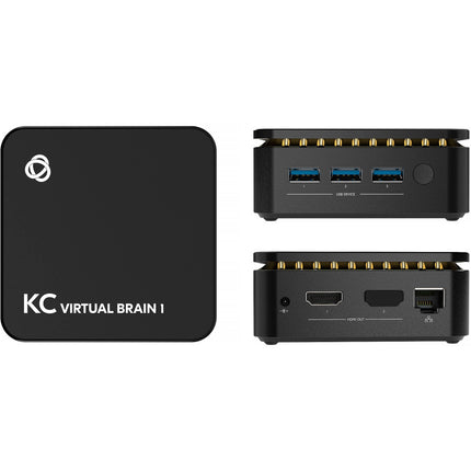 Kramer KC-Virtual Brain1 Gen 2 Plataforma Hardware con 1 Instancia BRAINware y Adaptador de Corriente