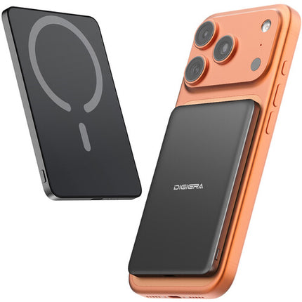 Digiera Ultra-Slim Power Bank 5000mAh Carga Inalámbrica 15W_USB-C 20W